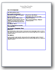 web page content template