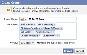 Create Facebook Group 