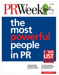PR Week Power List 2010