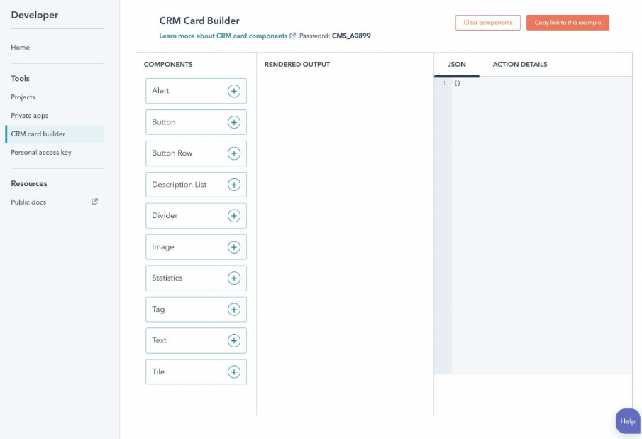 CRM Card Builder