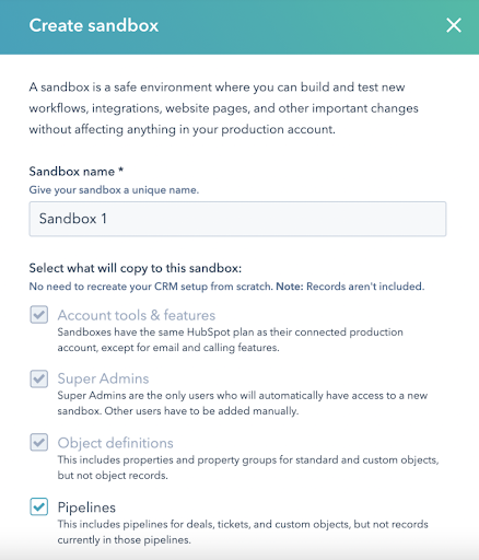 HubSpot_Sandboxes